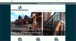 Desktop Screenshot of precisionaluminum.ca